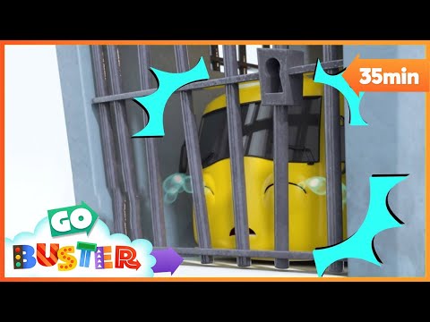 Buster Goes To JAIL!! | Go Buster Compilation | Nursery Rhymes | Kids Videos |  ABCs and 123s