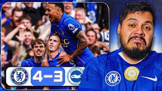 ATTACK COOKING🔥 MARTINEZ DEBUT! | Chelsea 4-3 Brighton Match Review & Reaction Live 📱