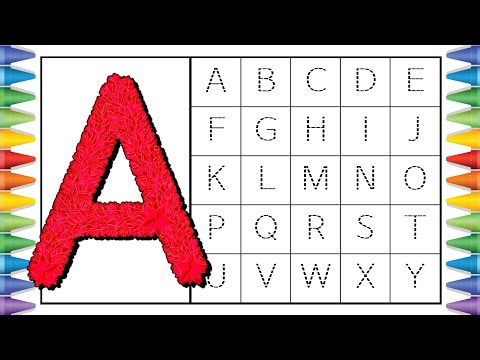 [알파벳 놀이] 유아와 어린이를 위한 ABCD 대문자 A부터 Z까지 쓰기 | Kids Alphabet A to Z | abc song | a for apple | abcd song