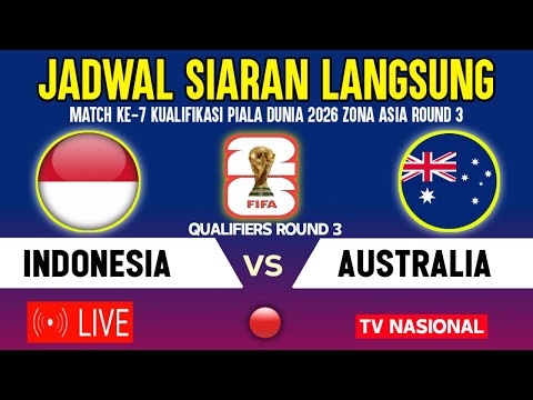 🔴MOVE ON DARI ASEAN CUP 2024! INI JADWAL INDONESIA VS AUSTRALIA - LEG 2 KUALIFIKASI PIALA DUNIA 2026