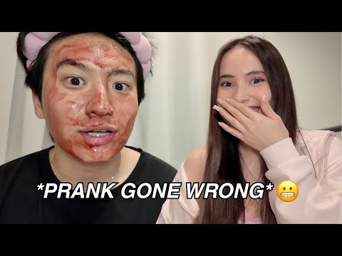 PRANKING MY GUY BEST FRIEND with the CRAZIEST KOREAN CLINIC-LEVEL SKINCARE TREATMENT *GONE WRONG😬*
