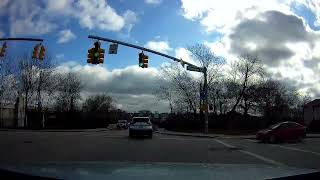Driving through Pawtucket and East Providence, Rhode Island