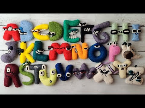 Alphabet Lore In Real Life (A to Z) - Needlefelt Figures