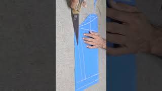 Perfect Hatar Talpat Cutting Technique ✂️How to Cut Sleeve Talpat in 16  second!  #shorts #sewing