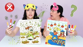 COLORINDO A FABI COM 3 CORES ★ Desafio com Canetinhas Boas e Estragadas! (3 MARKER CHALLENGE)