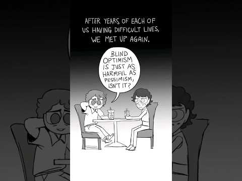 Are you an optimist or a pessimist? #hope #hopecore #mentalhealth #diary #comics #optimism #writer