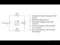 Electrical Circuits and Power Calculations