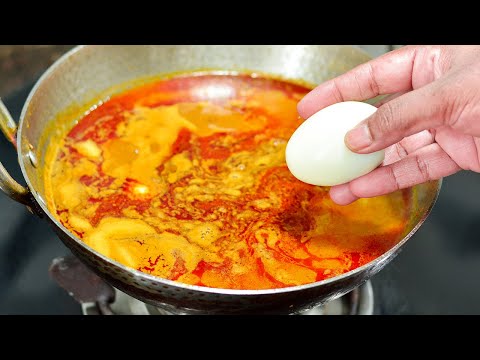 अंड्याच्या कालवणाची चव होईल दुप्पट कशी ते नक्की पहा | How to make Quick Egg Curry Recipe