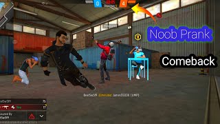 #Darke mare back kardiya😂Noob prank in lone wolf free fire video