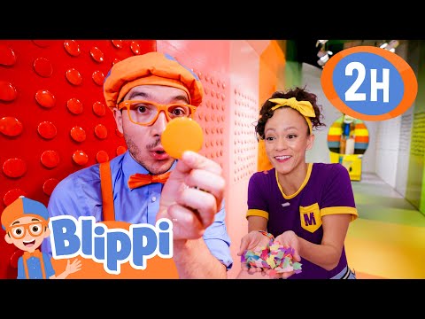 Blippi and Meekah's Color Factory Fun! | Blippi Painting for Kids  | Moonbug Kids - Art for Kids 🖌️