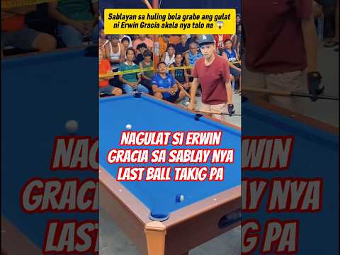 Kahit Super A walang pinipili ang huling bola last ball takig talaga ๐ฑ #shorts #subscribe #billiards