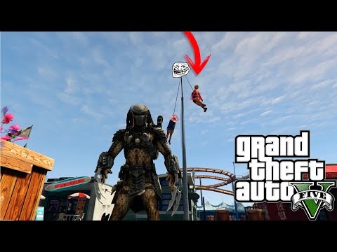 FORMAS DE TROLLEAR EN GTA 5 CON PREDATOR | GTA 5 MOD PREDATOR TROLL