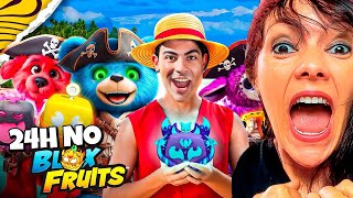 24 HORAS NO BLOXFRUITS COM BOTFRINDS NA VIDA REAL
