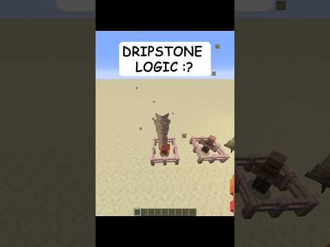 Minecraft Dripstone Logic ?(wait for it…)?