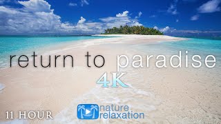 11HRS of Return to Paradise - Escape to Fiji Islands in 4K UHD + Soothing Music for Deep Relaxation