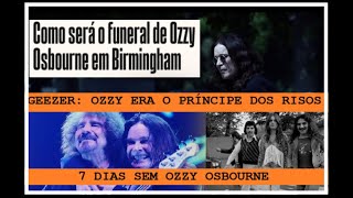 FUNERAL DE OZZY OSBOURNE / CORTEJO EM BIRMINGHAM / GEEZER BUTLER ABRE O CORAÇÃO 