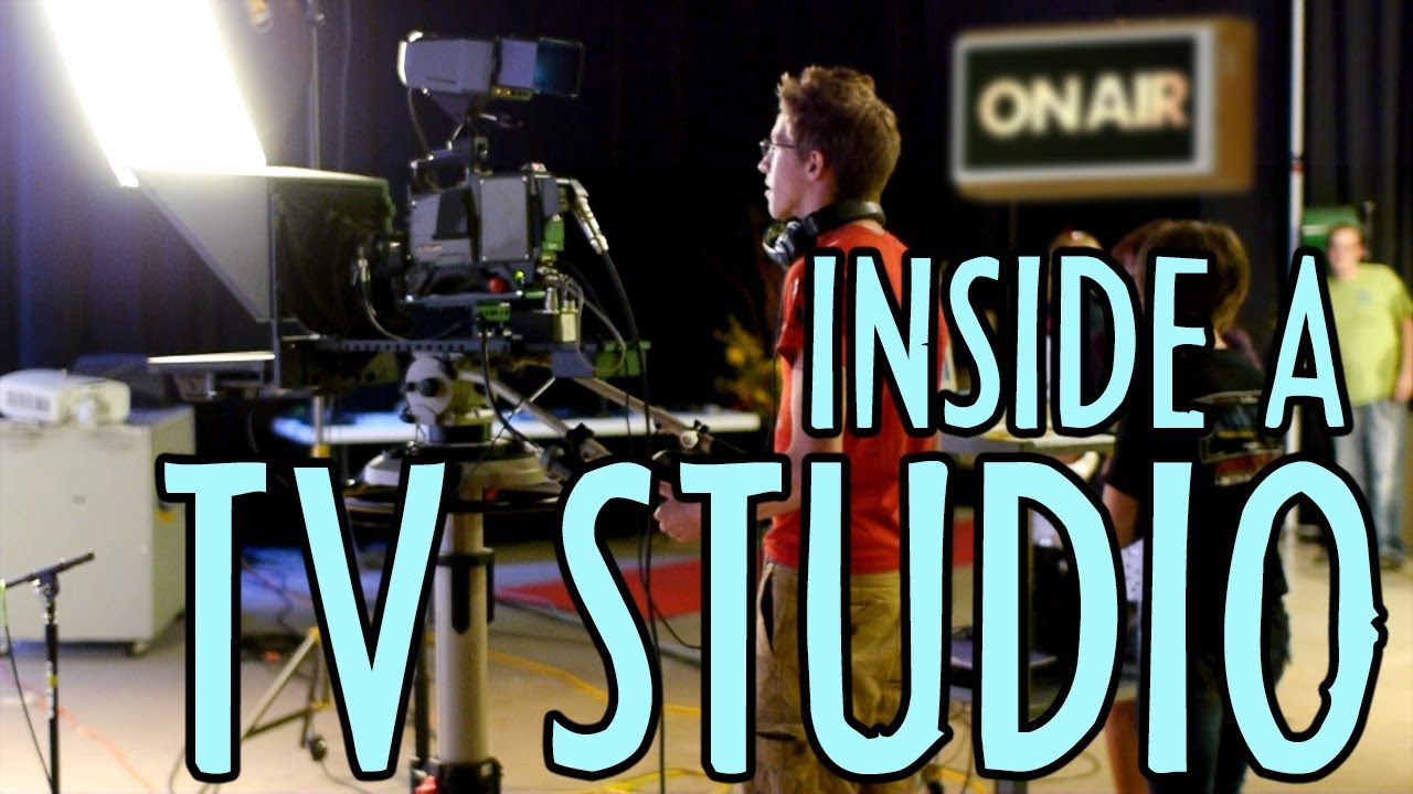 Inside a TV Studio, Crew & Gear at WTVP: Indy News November 19, 2012