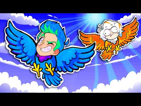 Nos CONVERTIMOS en una FAMILIA de PAJAROS en ROBLOX 😀🤯