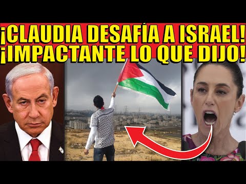 ⚠️FUERTE ADVERTENCIA!🚨 IMPACTANTE LO QUE HIZO CLAUDIA! EXHIBE A ISRAEL Y A ESTADOS UNIDOS!