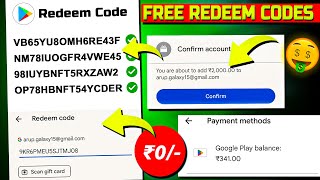 100% Free Redeem Code For Google Playstore At ₹0/- |How To Get Free Redeem Code | Free Redeem Code