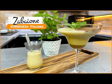 Zabaione - sobremesa italiana também conhecida como gemada