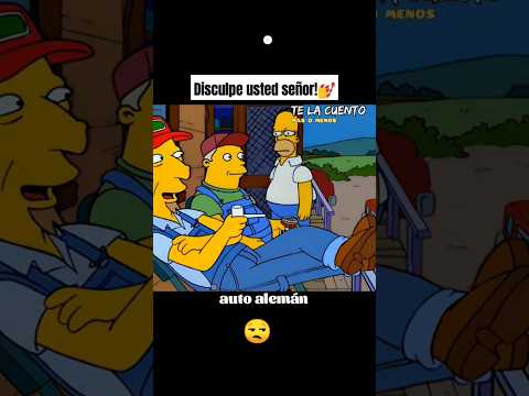 Disculpe señorito 🤨 | #humor #memes  #simpsons #shorts