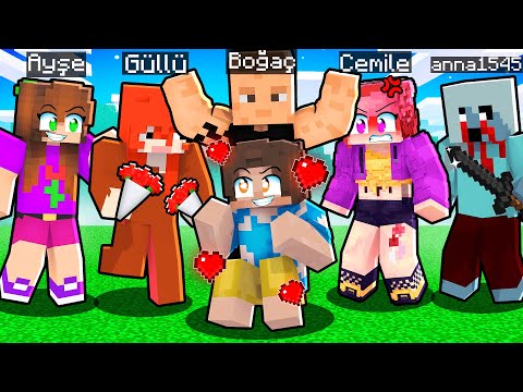 ARKADAŞLARIMIN ESKİ SEVGİLİLERİNİ BULDUM - Minecraft