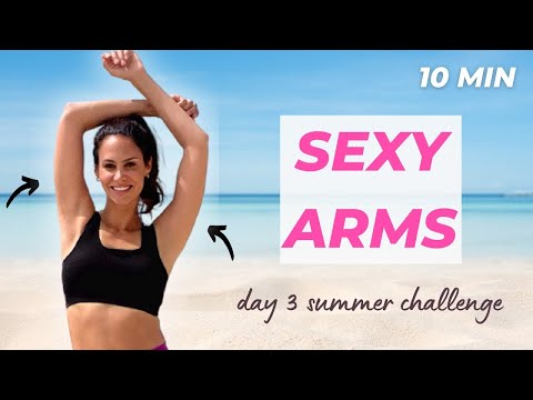 10 min Workout for SEXY ARMS | No Equipment - Day 3