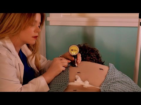ASMR Back Exam: Measuring & Pulse Stimulation | Patient POV & Real Person