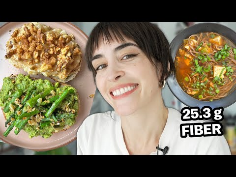 What I Eat in a Day | Easy High-Fiber & Protein-Packed Meals