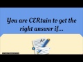 Exploring the CER Method for Question Responses