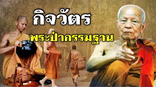 กิจวัตรพระป่ากรรมฐาน กับปณิธานอันแน่วแน่บนเส้นทางแห่งอริยะ