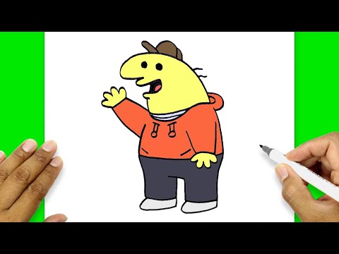 How To Draw A Cartoon Character | Charlie Smiling Friends