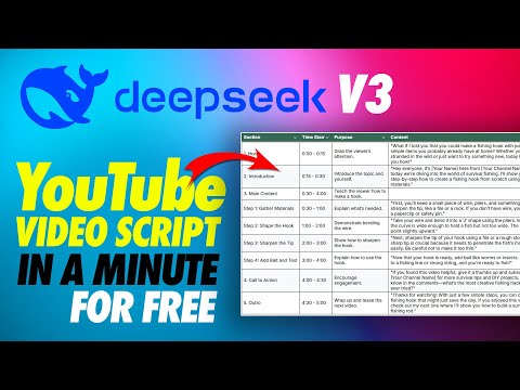 Turn YOUR IDEA to a VIDEO SCRIPT in Just a Minute on DeepSeek V3 AI