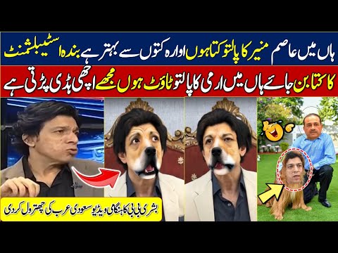 faisal vawda claim he is paltu (dog) of asim munir || bushra bibi video message