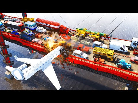 Plane Crashes Into Bridge With Traffic | Teardown
