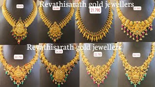 Gold nakshi necklace designs||gold necklace||gold antique necklace||light weight gold necklace 