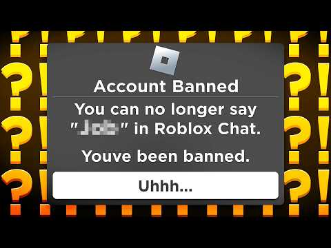 DONT SAY THIS ON ROBLOX, They WILL Ban You...