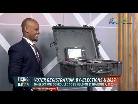 YouTube video thumbnail: Kenyans To Scan Their Iris In IEBC Voter Registration Exercise