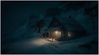 Unending Snowstorm┇Relentless Wind & Hypnotic Snow Sounds for Meditation