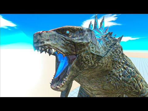 MOD GODZILLA HELPS NORMAL GODZILLA - Animal Revolt Battle Simulator