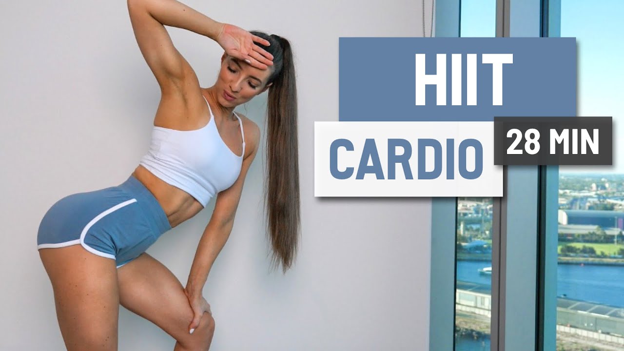 28 Min HIIT Workout - Medium Intensity for All Levels - No Equipment - getfitbyivana