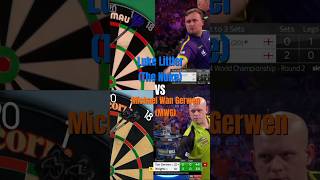 Luke Littler vs Michael Wan Gerwen carrers #shorts #pdc #darts #lukelittler