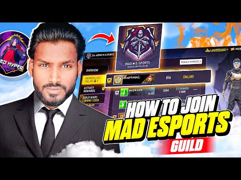 FREE FIRE LIVE GUILD TEST || MAD HYPER GAMING IS LIVE #freefiremax #freefirelivestream #guildtest