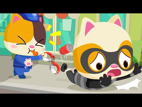 👮 Policeman and Thief Song | Police Chase | Safety Tips for Kids | Kids Songs | Mimi and Daddy