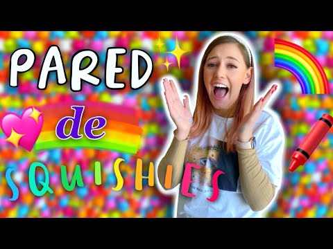 HICE UNA PARED DE SQUISHIES!!! 🌈😱💕 Dani Hoyos