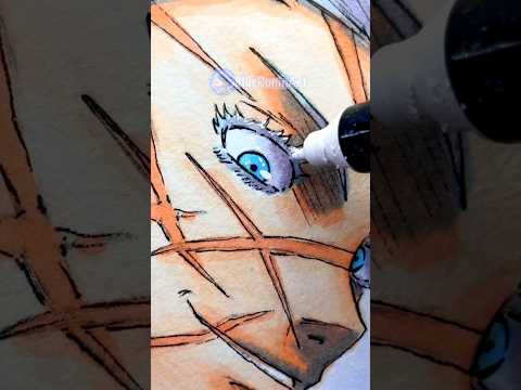 Drawing Gojo Vs Sukuna from Jujutsu Kaisen 💜 #jjk #art #shorts
