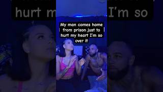 He came home from prison and hurt my heart terribly in broken #couple #heartbreak #reels #shortsfeed