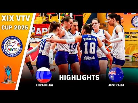 Korabelka (Russia) vs. Australia | Highlights | XIX VTV Cup ...