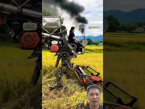 Máy gặt độc lạ #farming #sundotv #fruit